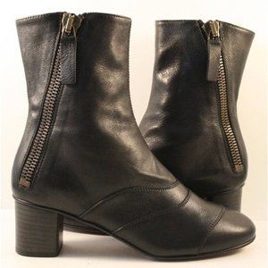 Chloé Black Leather Lexie Ankle Booties Womens Size EUR 36M